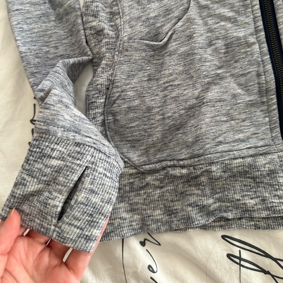 Lululemon Scuba Hoodie II Heathered Space Dyed Gris 4 - Picture 8 of 12